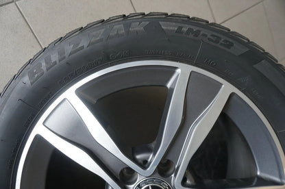 Jantes hiver en aluminium 17 pouces d'origine Mercedes Classe C W205 S205 avec pneus hiver