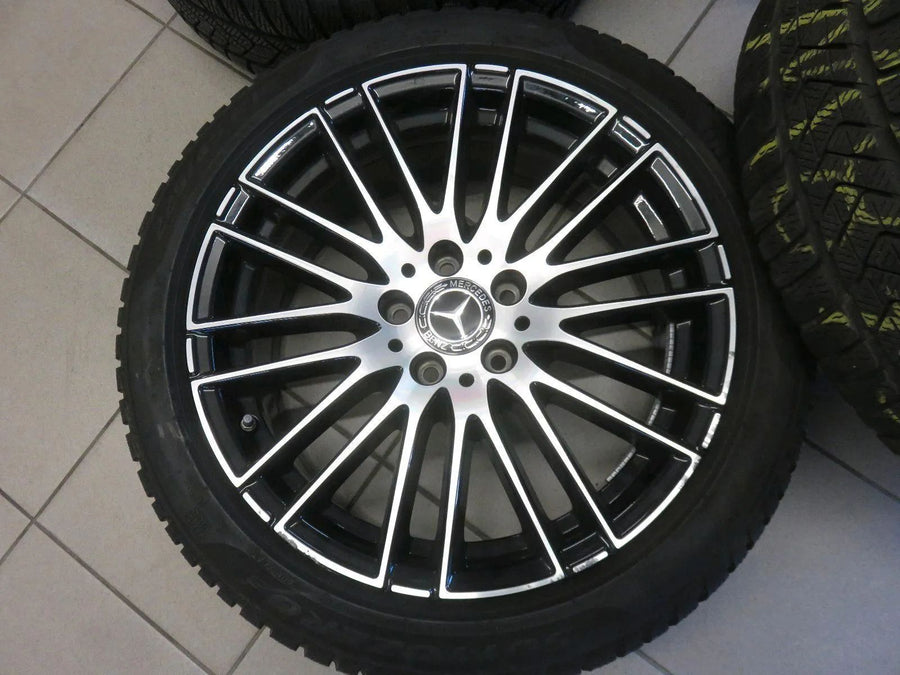 Original Mercedes C-Class W206 S206 Alloy Wheels Winter Tires 225 45 R18 Inch 6mm