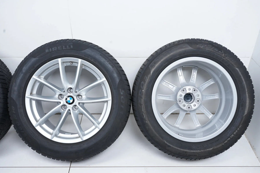 Pneus hiver BMW X3 X4 G01 G02, jantes hiver 225/60/18 pouces