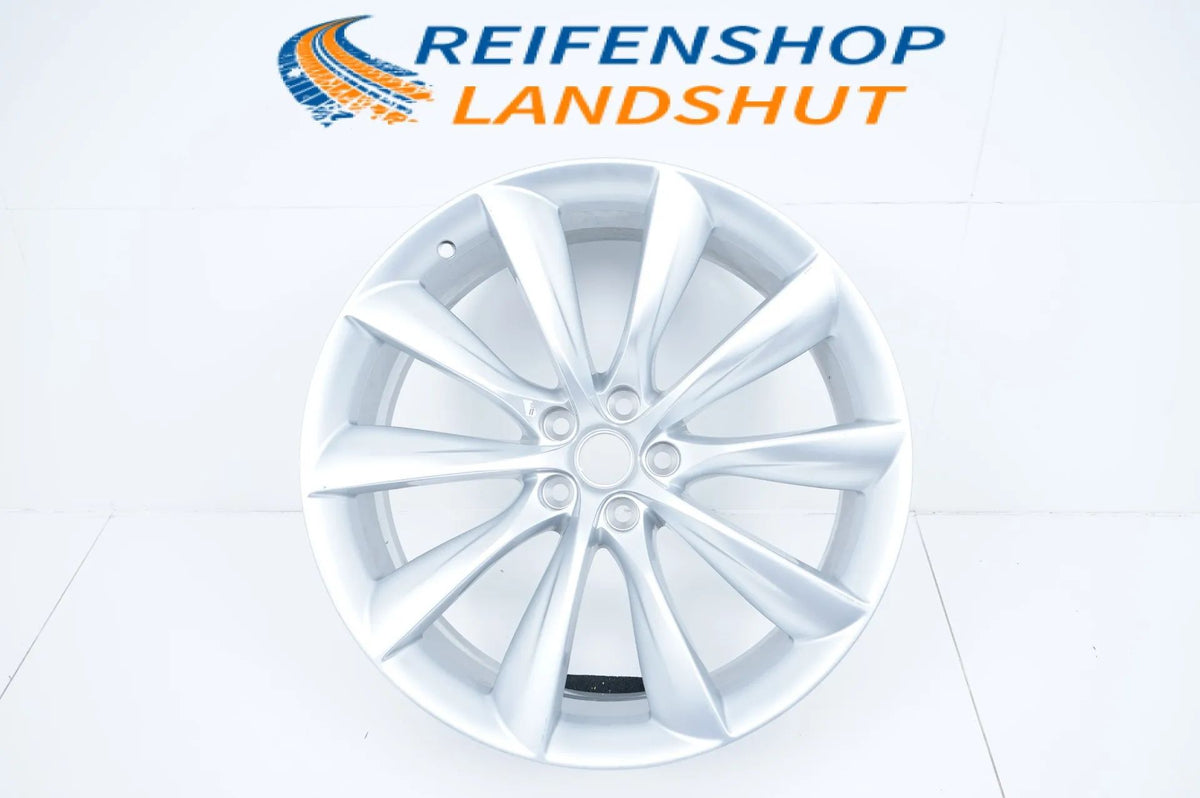 1 x originele Tesla Model X lichtmetalen velg 22 inch 1027247-XX-C 10J ET35