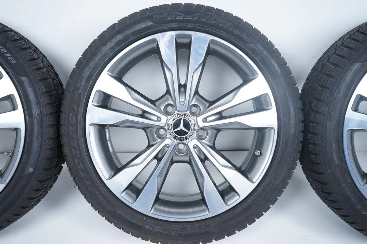 Mercedes Classe C W205 Pneus hiver Roues hiver 225 45 18 pouces 6m A2054012802 Detailansicht 4
