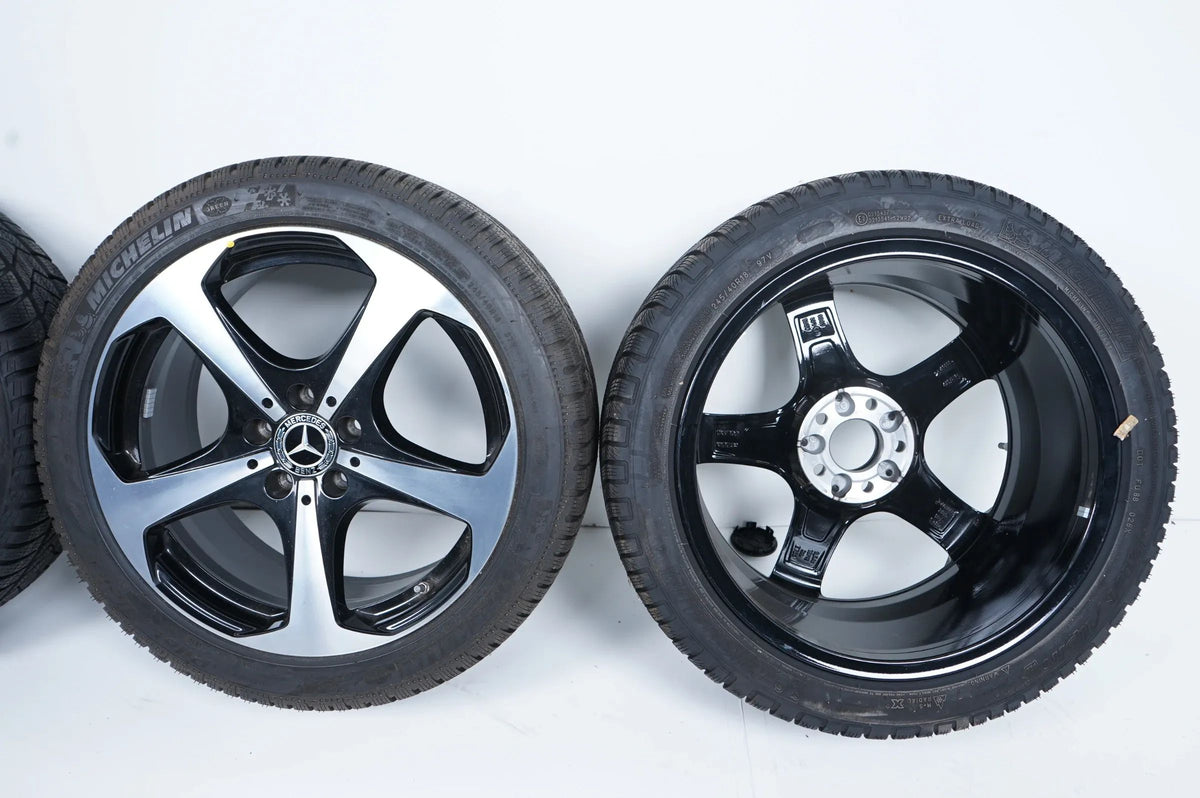 Mercedes C Klasse W205 Hybrid Winterräder Winterreifen 18 Zoll Detailansicht 14