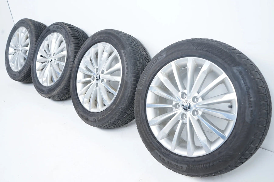 Original Skoda Kodiaq Winter Wheels Winter Tires 235 55 18 Inch