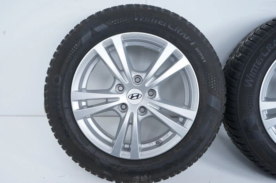 Borbet Hyundai Kona pneumatici invernali ruote invernali 205 60 16 pollici KBA 52250