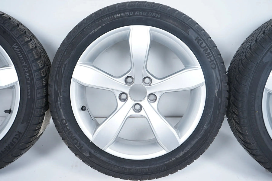 Audi A1 8X cerchi in lega ruote complete invernali pneumatici invernali 195 50 16 pollici 7 mm