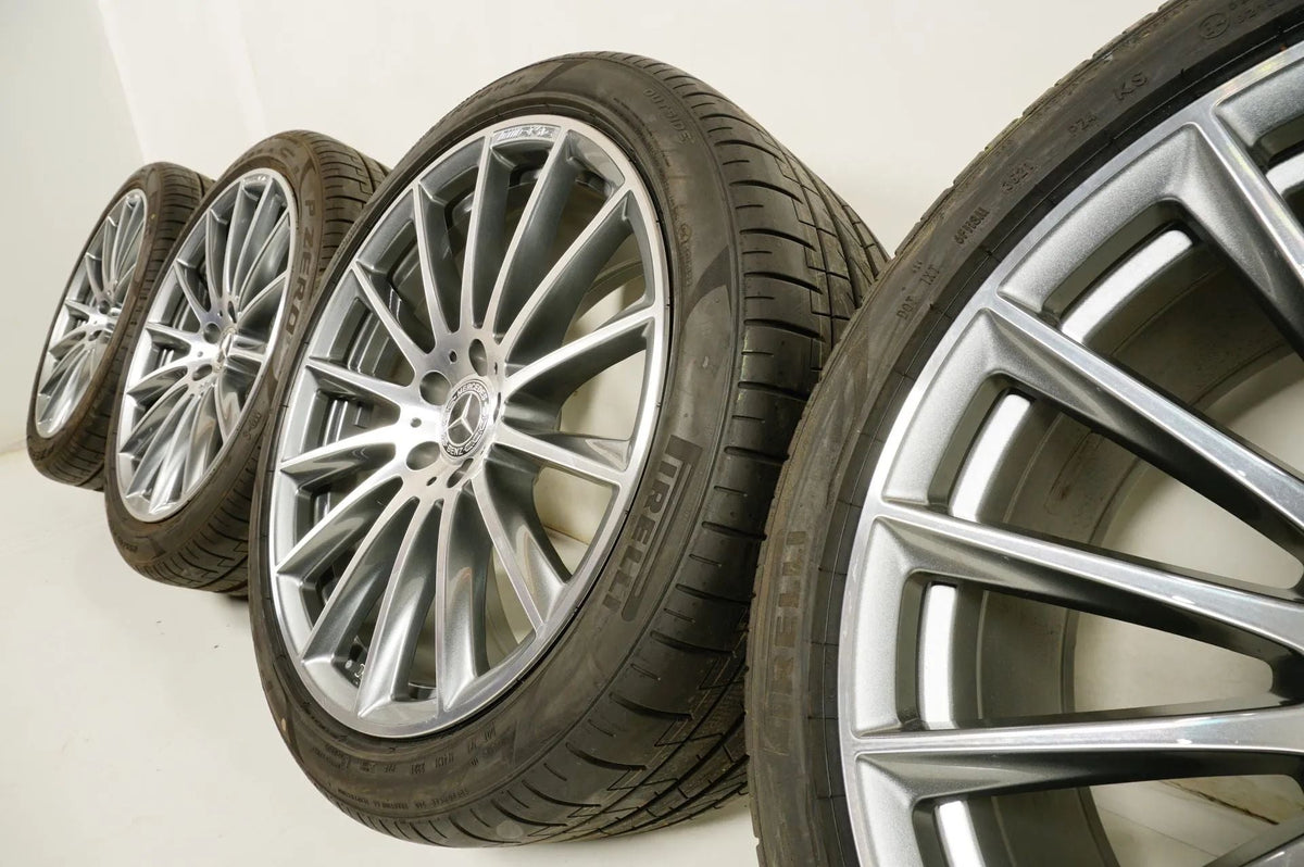 Mercedes S-Klasse W223 V223 TOP 20 Zoll AMG Alufelgen Winterräder mit neuen Winterreifen Detailansicht 12