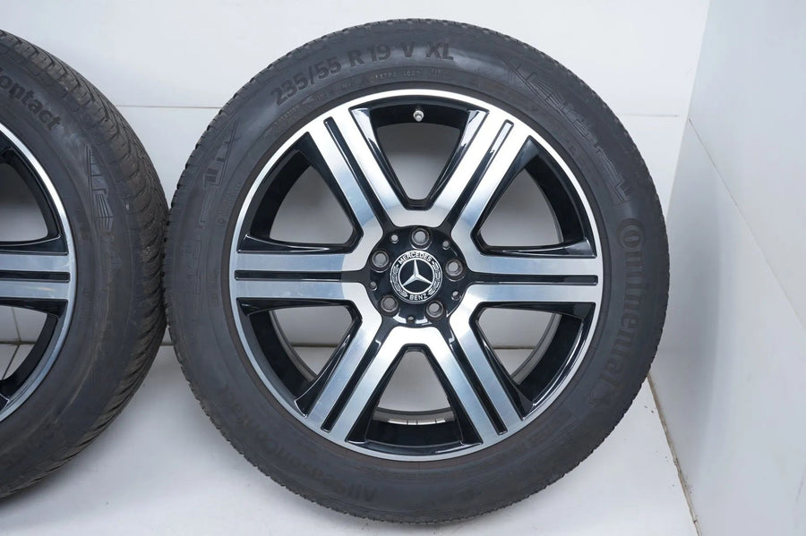 Original Mercedes GLC X253 C253 19 inch alloy wheels all-weather tires 235 55 R19