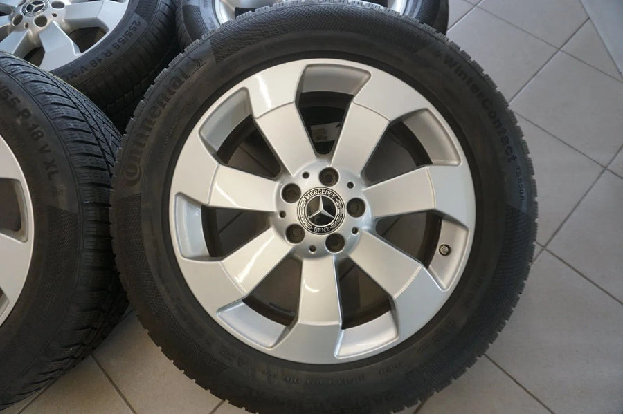 Jantes aluminium d'origine Mercedes ML GLE W166 pneus hiver roues hiver 255 55 R18 6mm