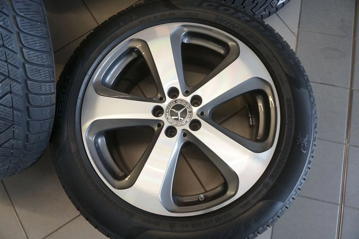 Original Mercedes GLC X253 C253 W253 19 Zoll Alufelgen Winterräder Winterreifen Detailansicht 5