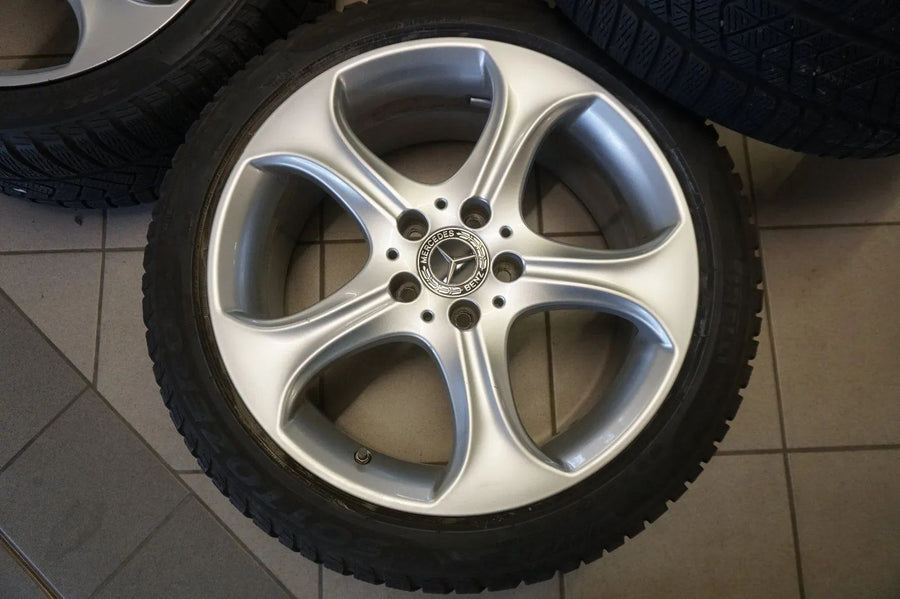 Original Mercedes C-Klasse W205 18 Zoll Alufelgen Winterräder Winterreifen