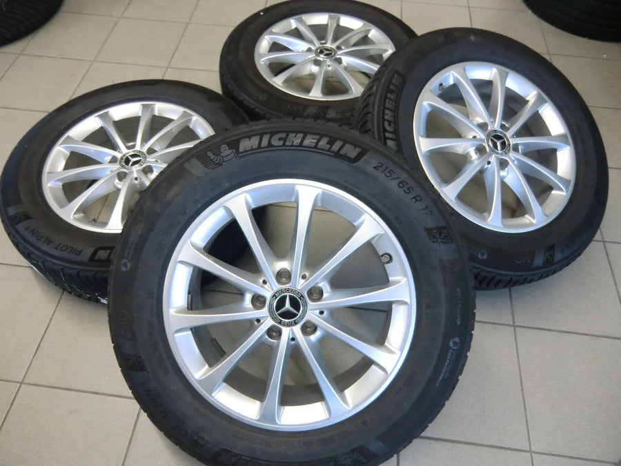 Original Mercedes GLA GLB X247 Alloy Wheels Winter Wheels Winter Tires 215 65 R17