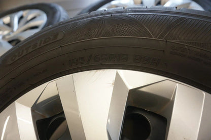 Originele VW Polo 6 VI 2G stalen velgen zomervelgen zomerwielen zomerbanden 185 65 R15 6mm