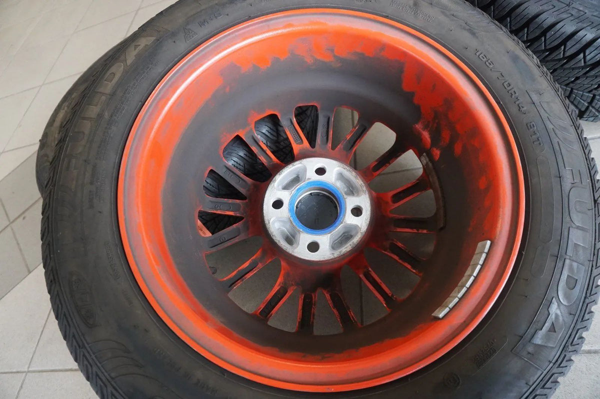 VW Up Skoda Citigo Seat Mii Alloy Wheels All-Weather Tires Allseason 165 70 R14 8mm Detailansicht 10