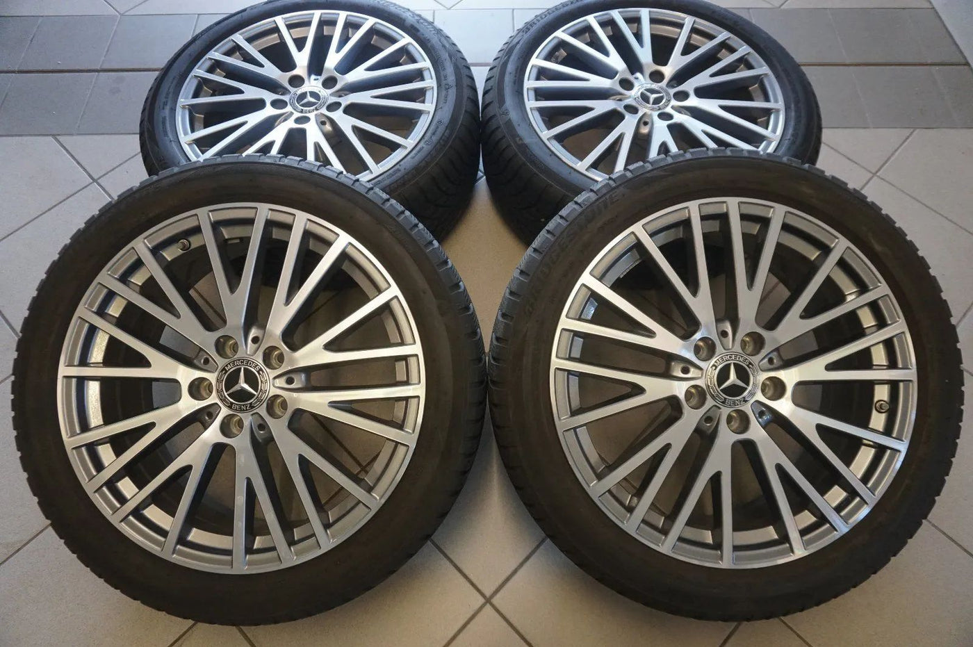 Mercedes Classe A W177, Classe B W247, CLA C118, cerchi in lega da 18 pollici, pneumatici invernali, 6 mm