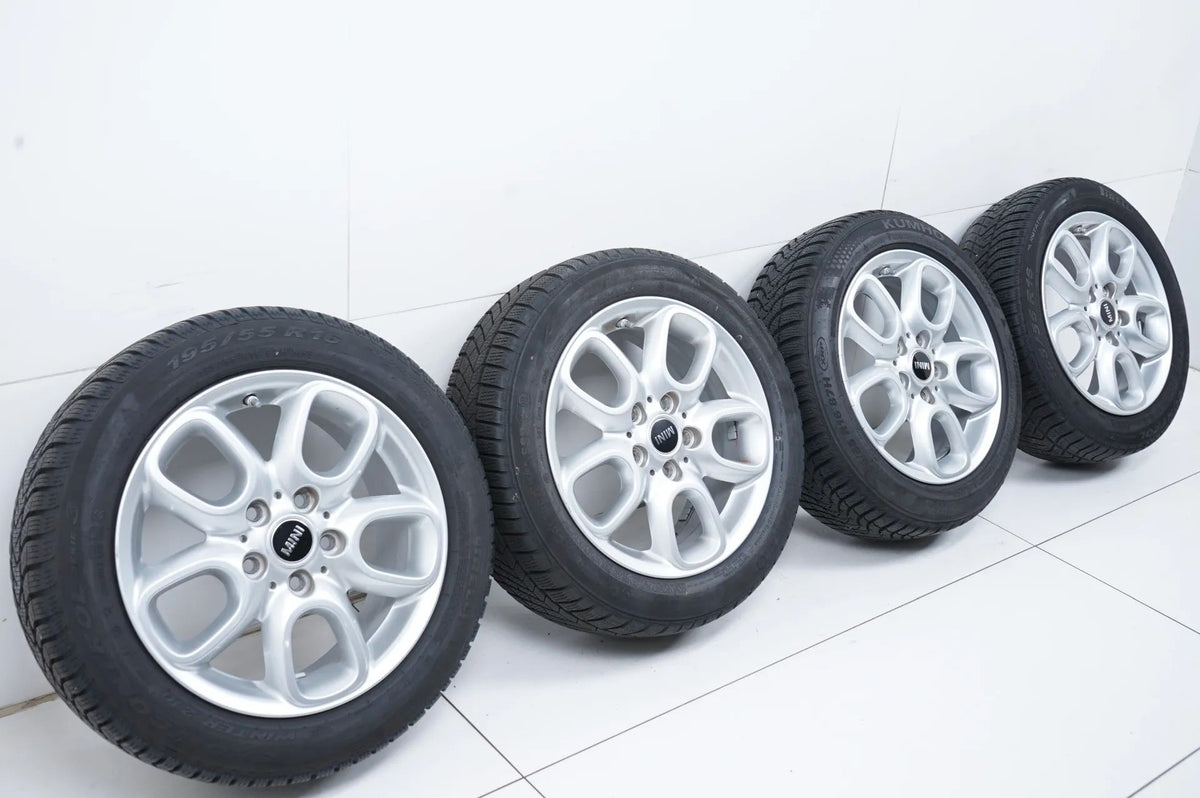 MINI F55 F56 F57 Alloy Wheels Winter Tires 195 55 16 inch 494 Detailansicht 2
