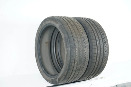 2 pneus été Continental 245/40/20 pouces DOT 22/21, profondeur de sculpture d'environ 6 mm