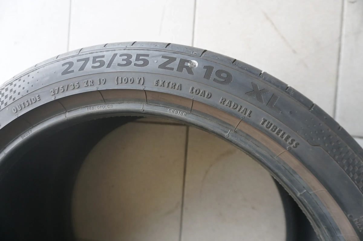 1 X 275 35 ZR19 R19 100Y Summer Tire Continental SportContact 6 * 2023 5mm Detailansicht 4