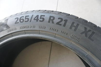 1 X 265 45 R21 108H Sommerreifen Continental PremiumContact 6 AO 2024 7mm