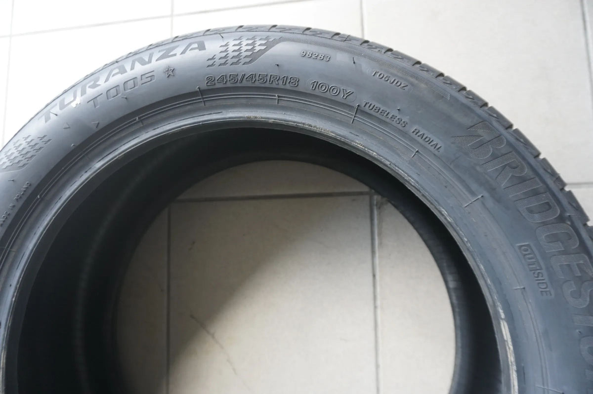 1 X 245 45 R18 100Y Sommerreifen Bridgestone Turanza T005 * 2023 7mm Detailansicht 3