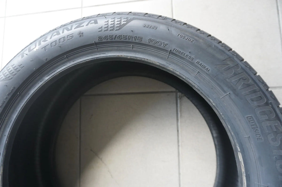 1 X 245 45 R18 100Y Sommerreifen Bridgestone Turanza T005 * 2023 7mm