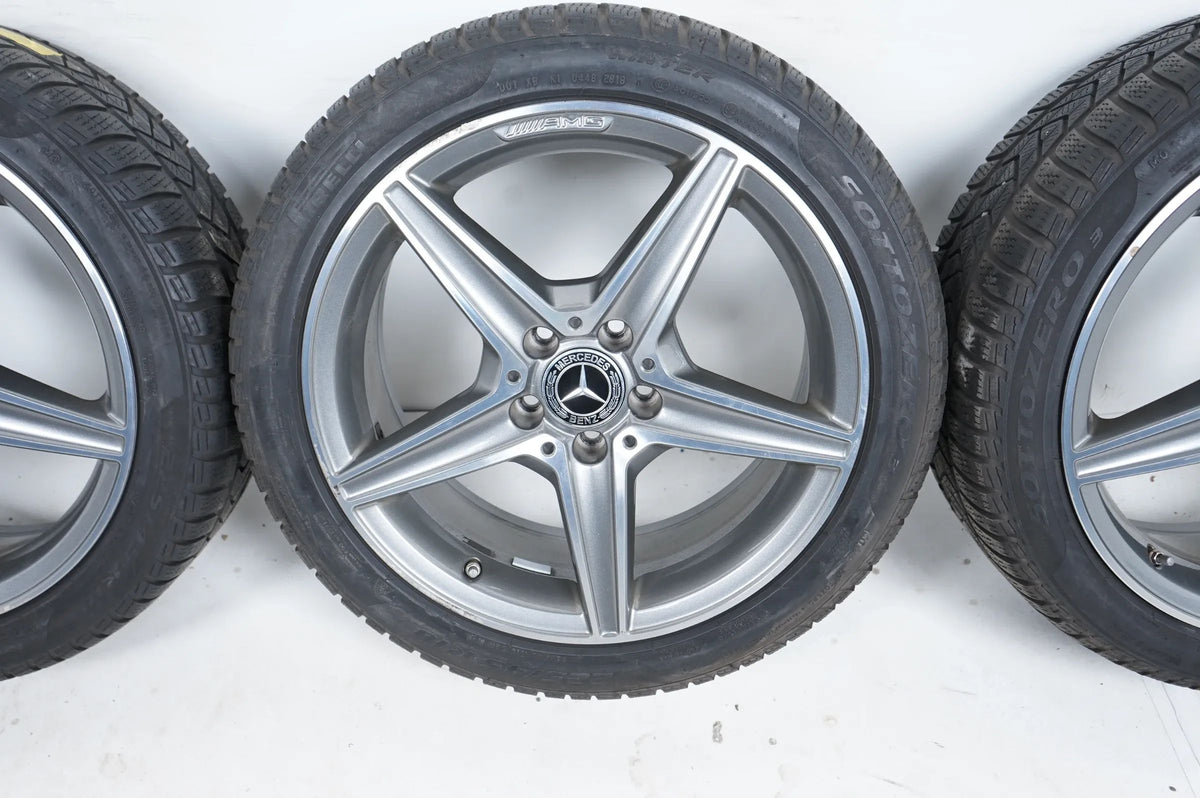 Mercedes C Klasse W205 AMG Winterreifen Winterräder 18 Zoll Vue détaillée 6