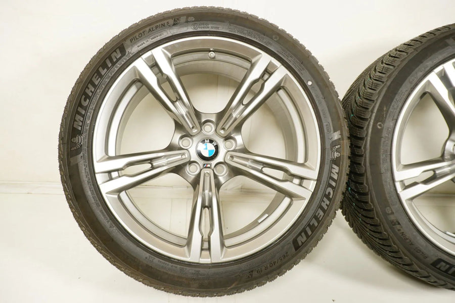 Pneus et jantes hiver neufs pour BMW M5 F90, dimensions 265/40/19 pouces, norme 705M.