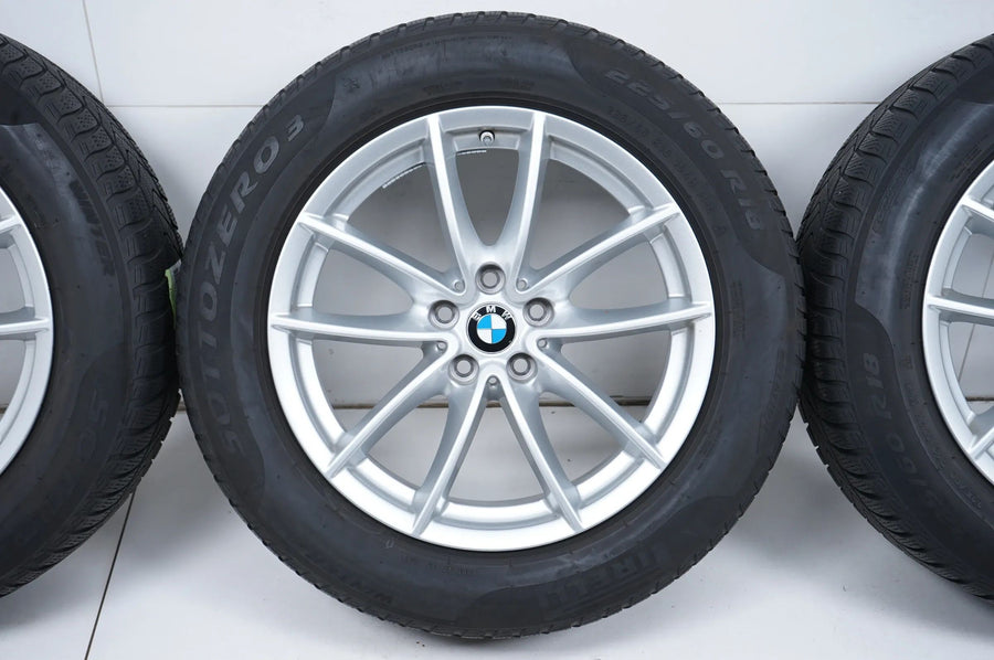 Pneus hiver BMW X3 X4 G01 G02, jantes hiver 225/60/18 pouces