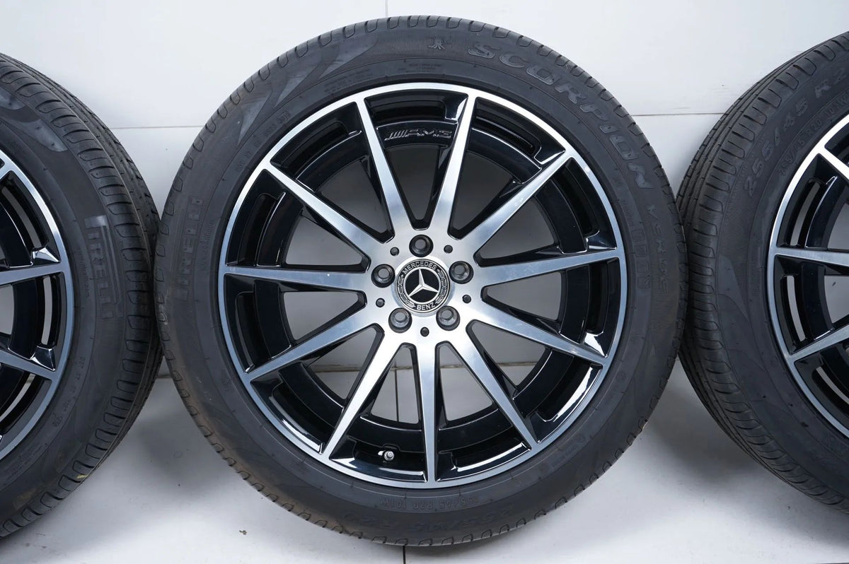 Cerchi in lega AMG originali Mercedes EQC N293 da 20 pollici, ruote estive e pneumatici estivi Visualizzazione dettagliata 5