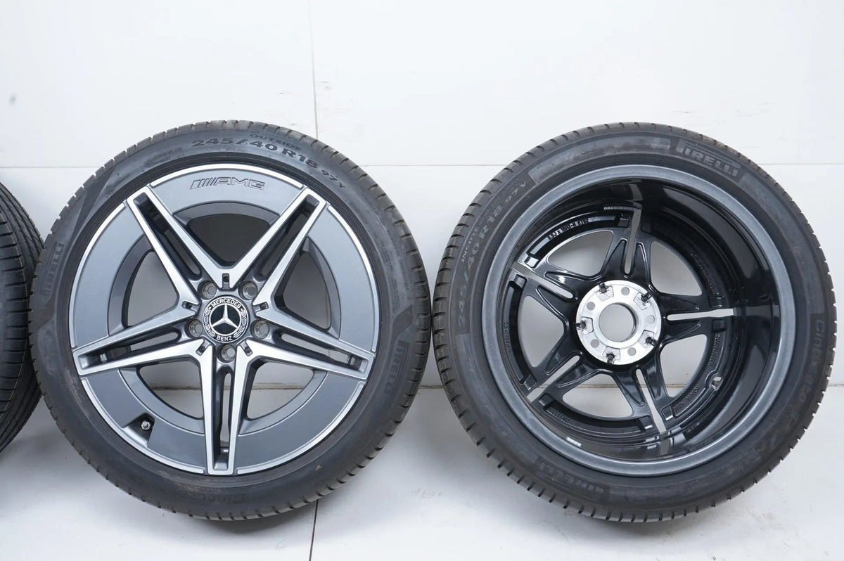 Mercedes C Class W206 summer tires, summer wheels AMG 18 inch Detailansicht 15