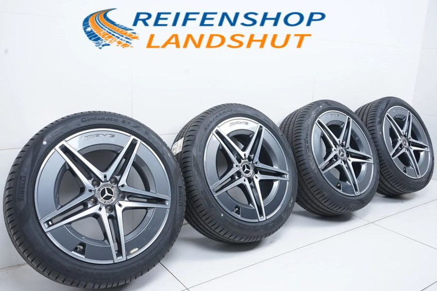 Mercedes C Class W206 summer tires, summer wheels AMG 18 inch