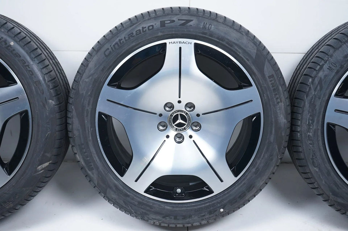Original Mercedes S-Klasse Maybach W223 Alufelgen mit neuen Winterreifen 255 45 R19