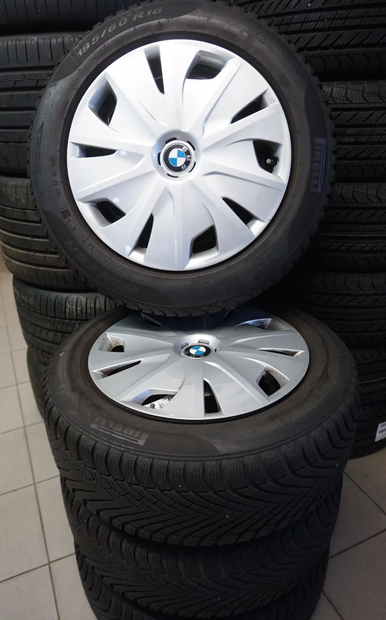 Original BMW 1 Series F40 2 Series Steel Wheels Winter Tires 195 60 R16 6mm TPMS
