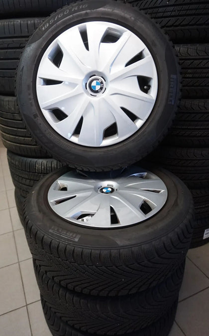 Cerchi originali BMW Serie 1 F40, Serie 2, in acciaio, ruote invernali, pneumatici invernali 195 60 R16, 6 mm, RDK