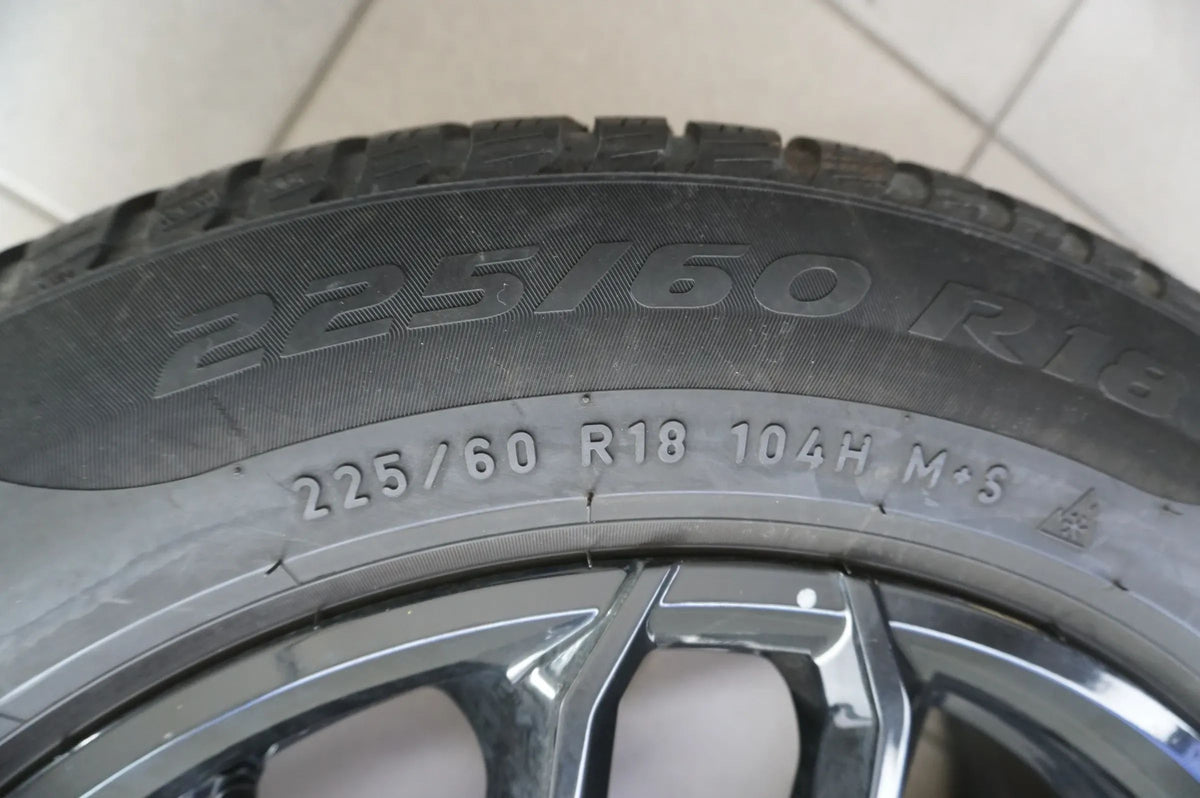 Cerchi in lega BMW X3 G01 X4 G02, ruote invernali, pneumatici invernali 225 60 R18, 6 mm Visualizzazione dettagliata 4