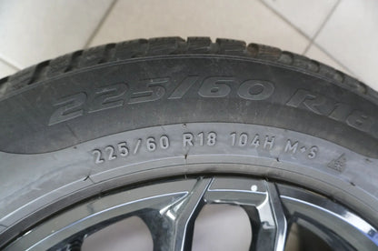 Cerchi in lega BMW X3 G01 X4 G02, ruote invernali, pneumatici invernali 225 60 R18, 6 mm