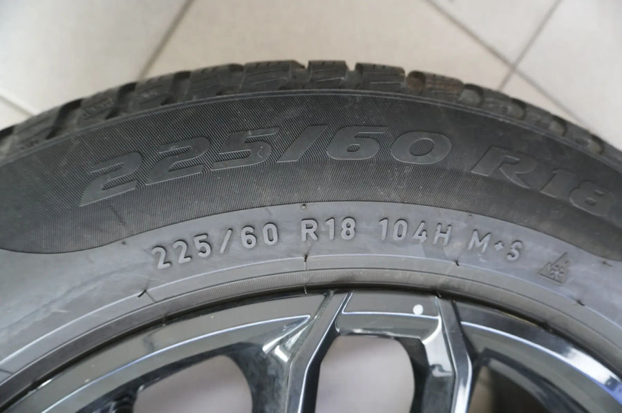 Cerchi in lega BMW X3 G01 X4 G02, ruote invernali, pneumatici invernali 225 60 R18, 6 mm