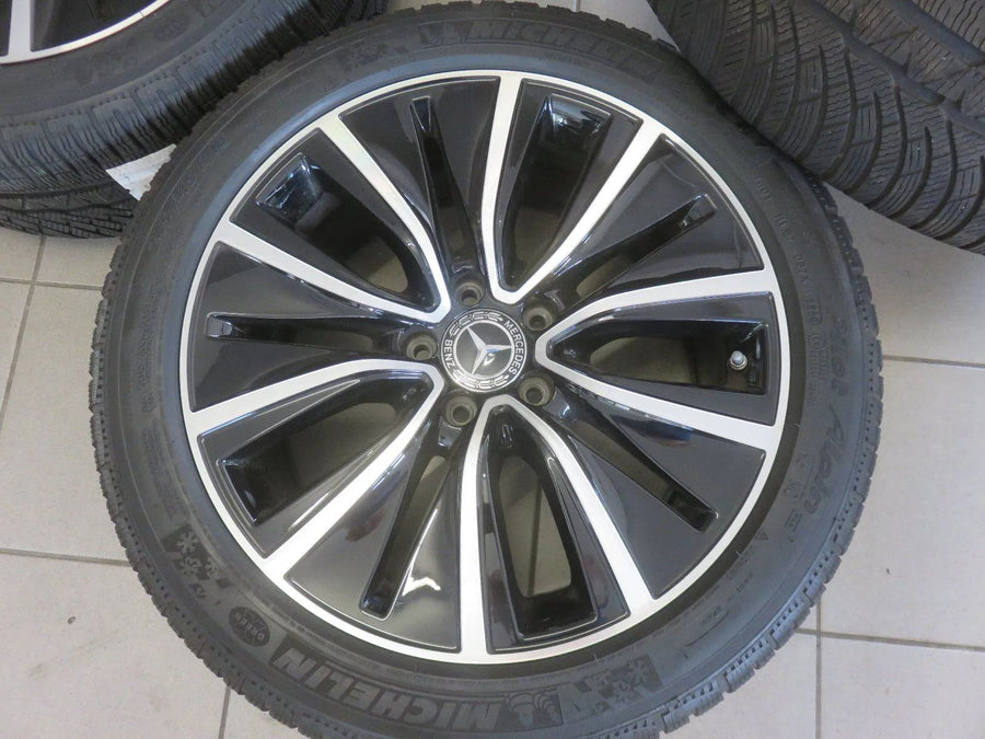 Jantes alliage d'origine Mercedes CLS W257 C257 Roues complètes hiver Pneus hiver 245 45 R18 6mm