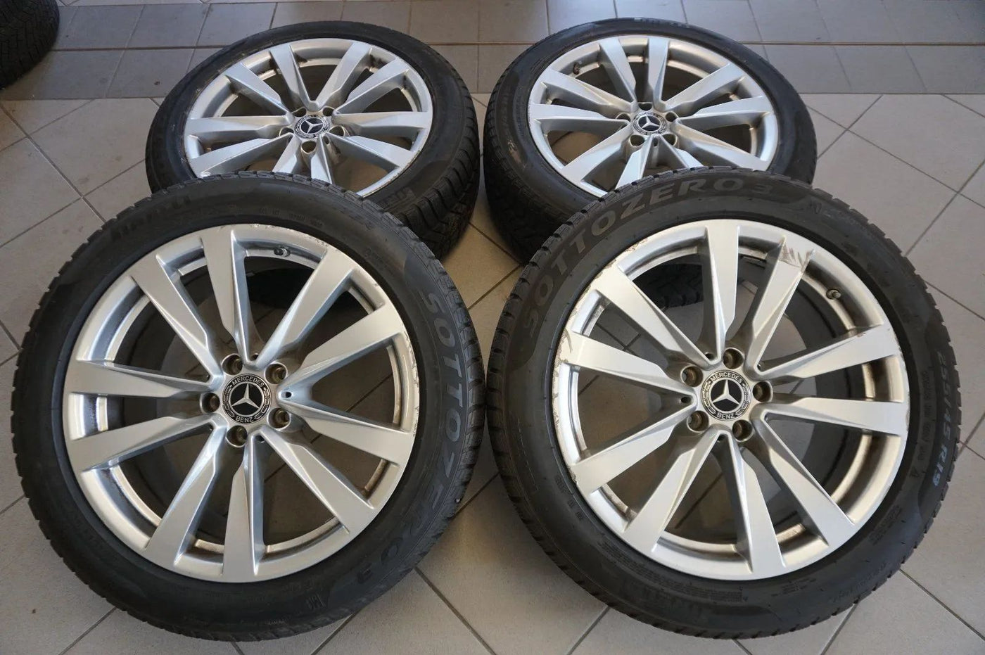 Jantes alliage d'origine Mercedes Classe S W223 V223 Roues d'hiver Pneus hiver 7mm