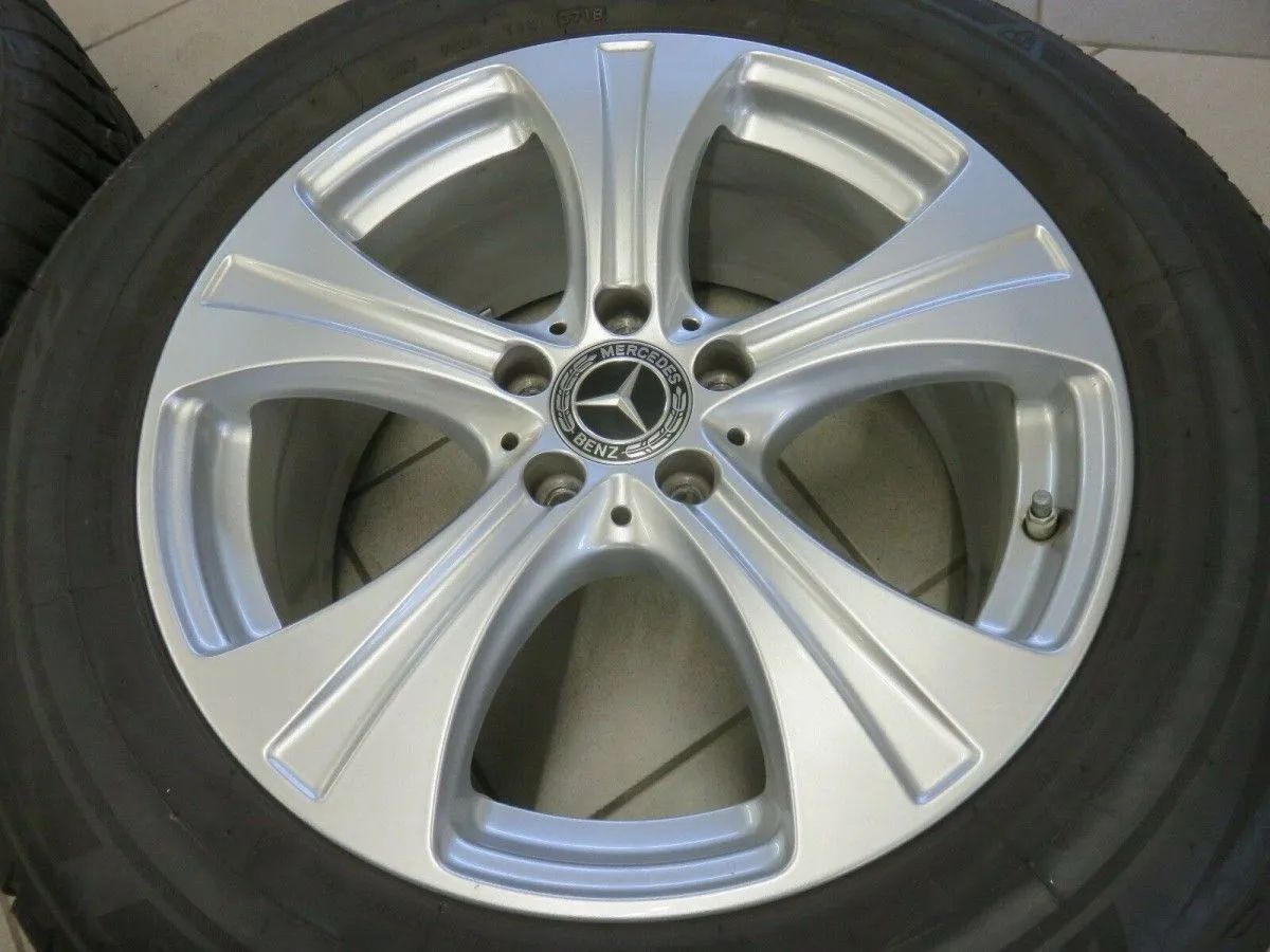 Original Mercedes GLC X253 Alufelgen Winterräder Winterreifen 235 60 R18 7mm Detailansicht 6
