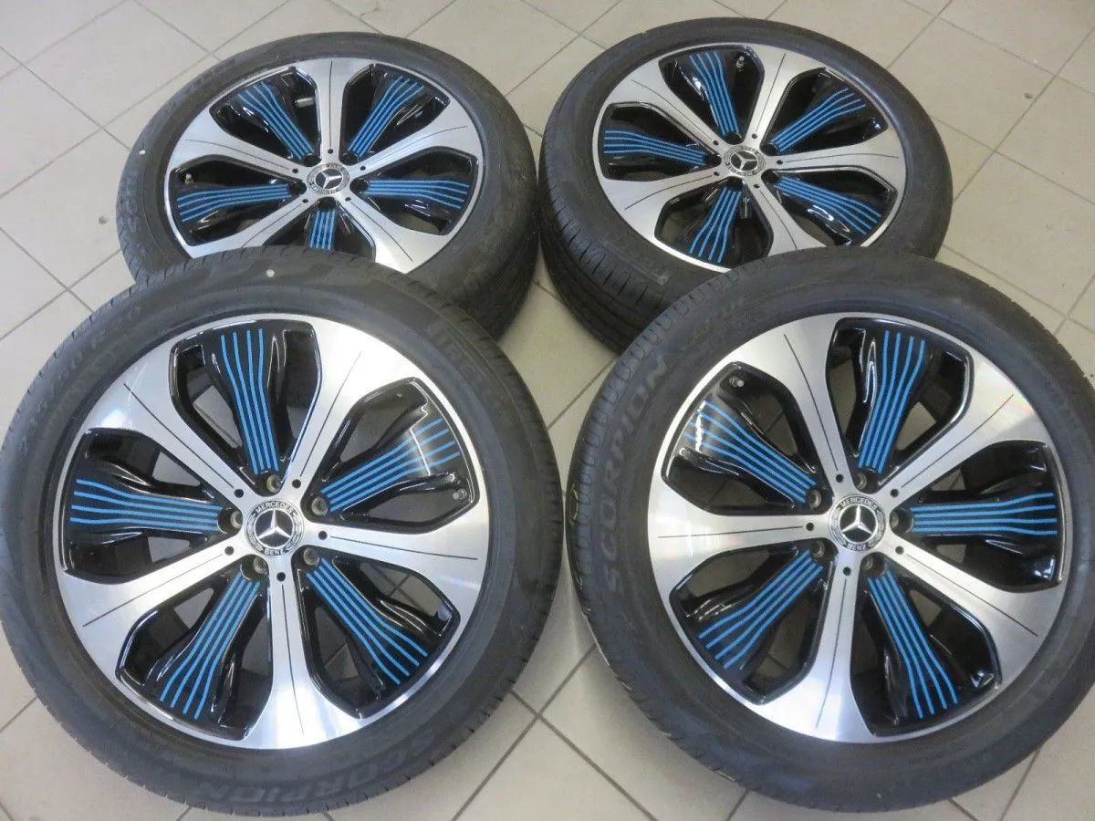Jantes alliage d'origine Mercedes EQC N293 C293 20 pouces pneus été 8mm