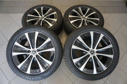 Original Mercedes E-Klasse W213 S213 Alufelgen Winterreifen 245 45 R18 Zoll