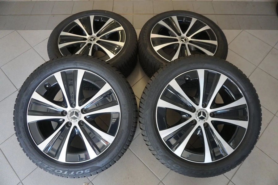 Original Mercedes E-Klasse W213 S213 Alufelgen Winterreifen 245 45 R18 Zoll