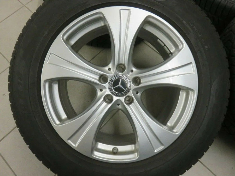Jantes en aluminium de 18 pouces d'origine Mercedes GLC W253 X253 C253 avec pneus hiver