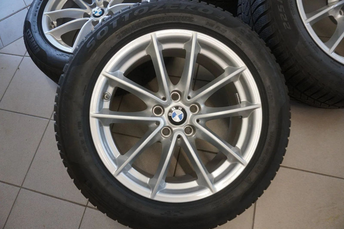 Original BMW 5er G30 G31 Alufelgen Winterräder Winterreifen RFT 225 55 R17 7mm Detailansicht 3