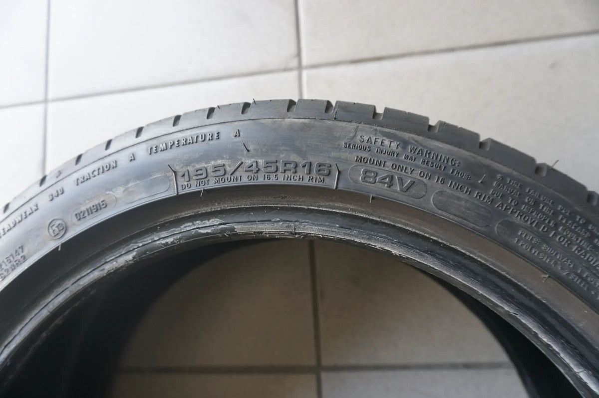 1 X 195 45 R16 84V Sommerreifen Goodyear EfficientGrip 2019 6,5mm Detailansicht 3