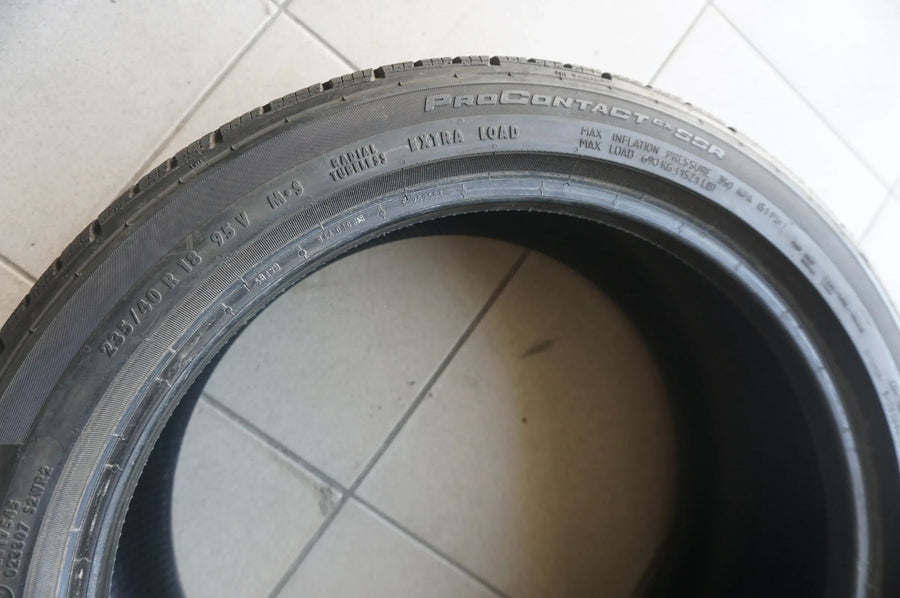 1 X 235 40 R18 95V Sommerreifen Continental Pro Contact GX SSR RFT 2019 7mm