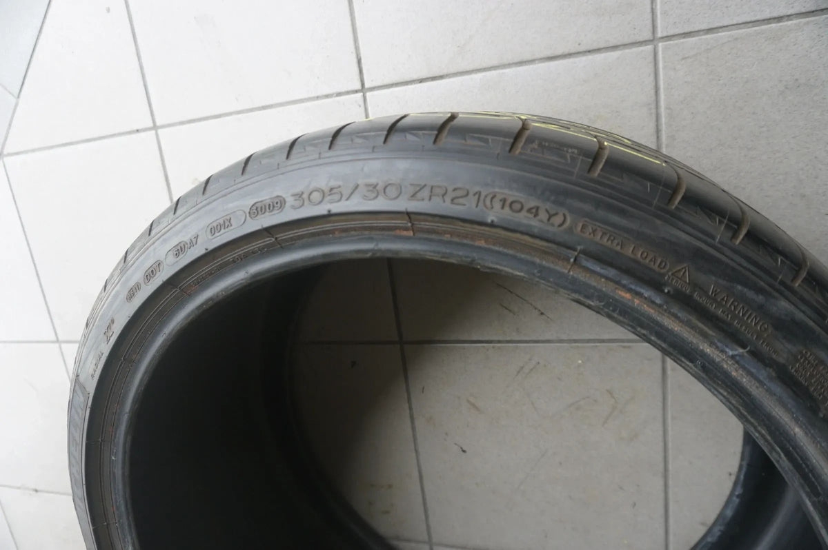 1 X 305 30 ZR21 R21 104Y Summer Tire Michelin Pilot Sport 2009 Detail view 4