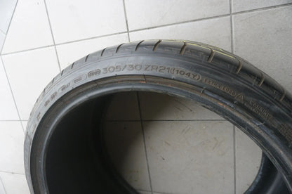 1 X 305 30 ZR21 R21 104Y Summer Tire Michelin Pilot Sport 2009