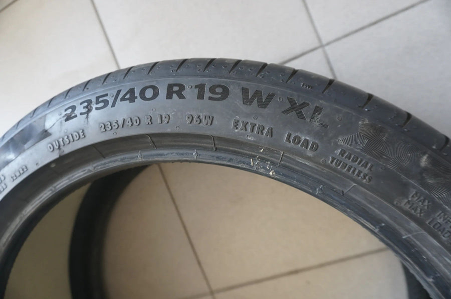 1 X 235 40 R19 96W Sommerreifen Continental PremiumContact 6 2019 7mm