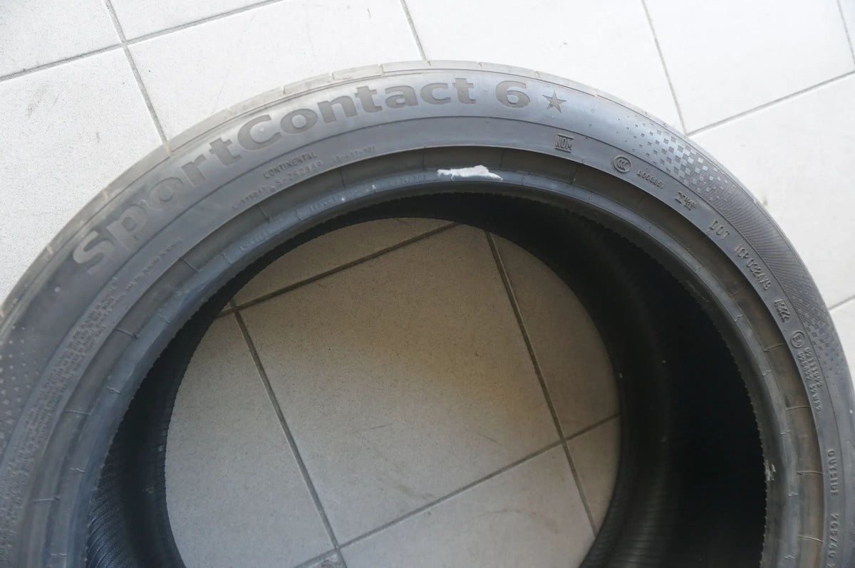 1 X 265 40 ZR21 R21 105Y Sommerreifen Continental SportContact 6 * 2022 4,5mm Detailansicht 4